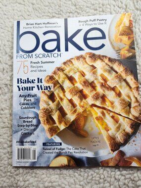 Bake From Scratch Magazine Jul/Aug 2023 Baking Recipes Lattice Peach Pie Issue